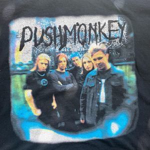 pushmonkey vintage shirt pushmonkey band